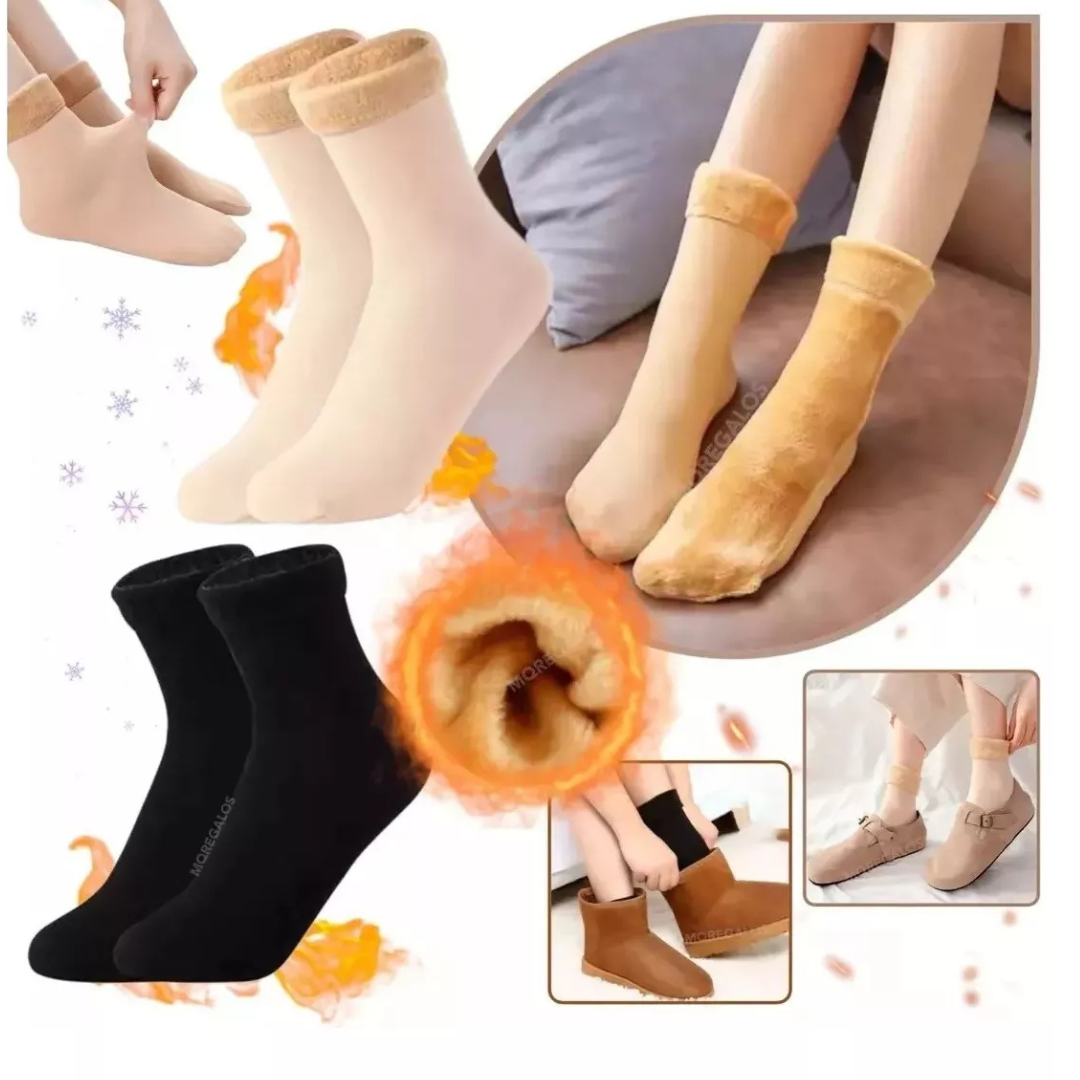 Pack 6 Calcetines Térmico Suave Invierno para mujer (talla unica).