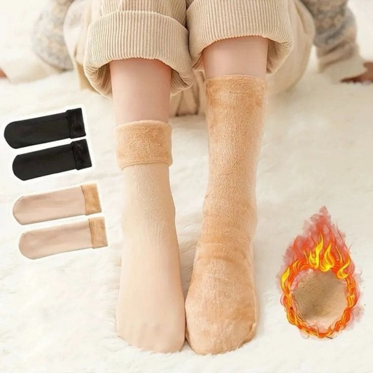 Pack 6 Calcetines Térmico Suave Invierno para mujer (talla unica).