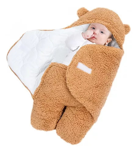 Mante de dormir invierno bebe oso